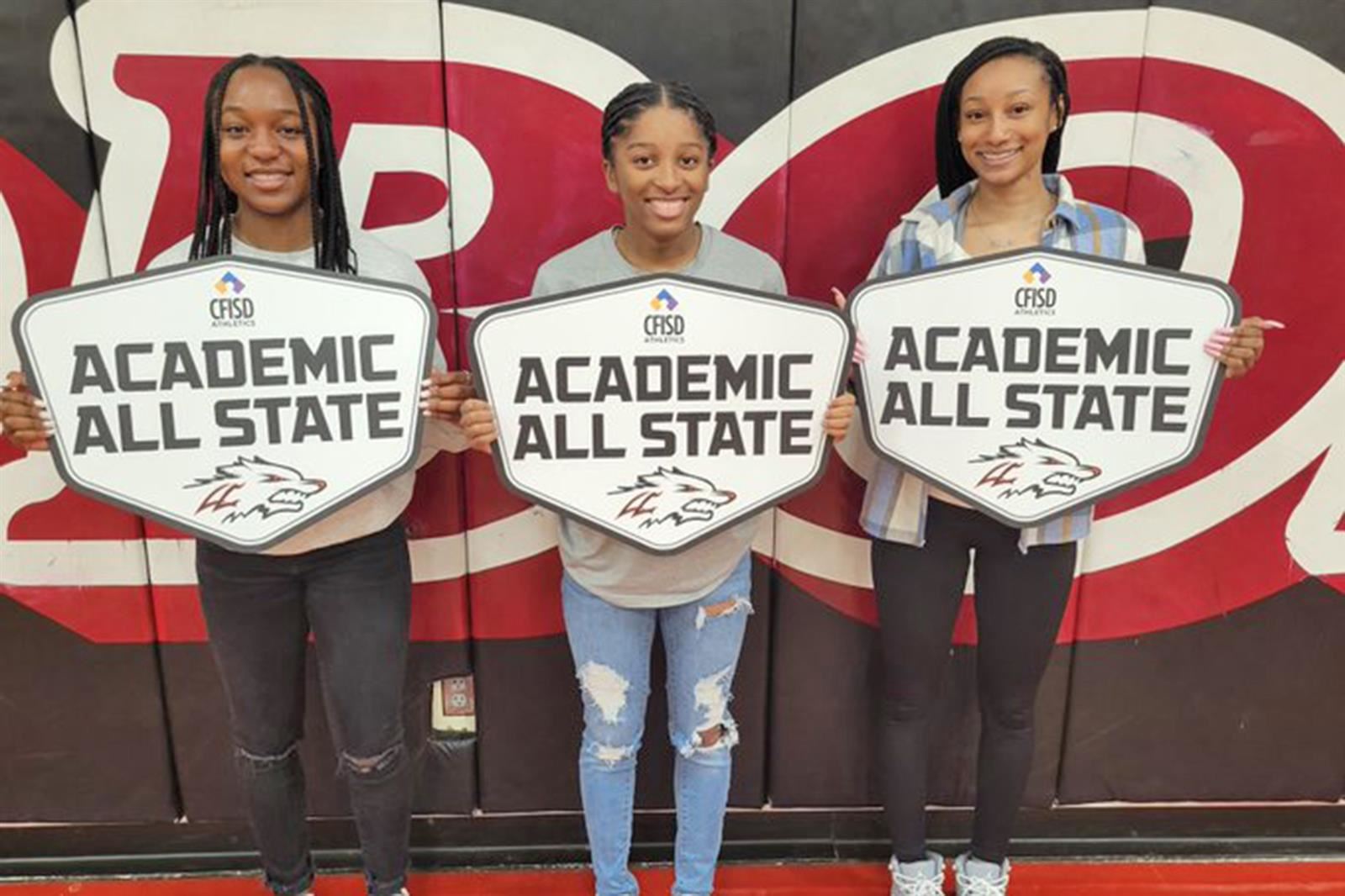  CFISD girls’ basketball student-athletes earn THSCA Academic All-State honors.